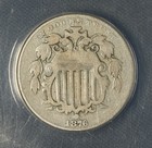 1876 Anacs F-12 Shield Nickel