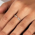1ct Round Lab Created Diamond Adjustable Women s Toe Ring 14k Yellow Gold Finish