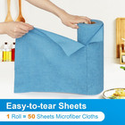 Microfiber Cleaning Cloth  150 Sheets Shop Towels Commercial Grade Washcloths Li