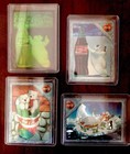 Vintage Coca-cola Polar Bears Cards 1995   4   Hologram 1 Christmas