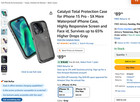 Catalyst Total Protection Case For Iphone 15 Pro - 5x More Waterproof Fast Ship 