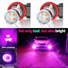 Led Fog driving Light Bulbs H8 H16 H11 Fog Light Purple 14000k High Power Lamp