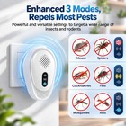 2026 Upgraded Ultrasonic Pest Repeller  6 Pack Plug In 6 Pack  Warm White