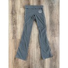 Vintage Vs Pink Wide Leg Fold Over Leggings Y2k Gray Deadstock
