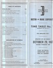 B m Boston   Maine 6 Public Tt Back To  1926  10 29 67 Employee Tt