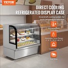 Vevor Refrigerated Display Case Bakery Display Fridge Case 18 Cu Ft 505l 2-tier
