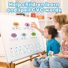 Cvc Word Games magnetic Letters   Flash Cards phonics Games alphabet Learning   