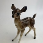 Vintage Ceramic Porcelain Sweet Deer Figurine Christmas Cabin Decor Small 5 5 