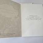 Vintage Thanksgiving Card Current Inc Beautiful Autumn Bountiful Thanksgiving