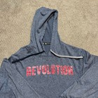 New England Revolution Adidas Climawarm Hoodie Men   s Medium Mls Soccer Blue