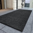 4x6 Ft Black Front Door Mat Indoor Outdoor Heavy Duty Non Slip Entrance Rug