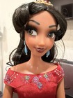 New - 17    Disney Princess Elena Of Avalor Red Royal Gown Embroidered Dress 