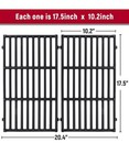 2x 17 5  7637 Grill Grates For Weber Spirit   Spirit Ii 200 E210 E220 S210 S220