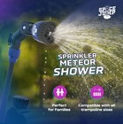 Spacejump Meteorshower Trampoline Sprinkler Attachment Water Accessory  Black