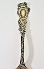 Antique Sterling Silver Good Luck Souvenir Spoon