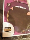 Utopia Wear 2 Pack 3 Pocket Waitress Kitchen Bar Servers 24x12 Black Waist Apron