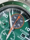 New   tachymeter    Citizen Eco-drive Brycen Green Dial Men s Watch Ca0851-56x  425
