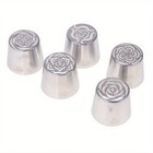 5x Cake Decorating Kit Extra Large Russian Piping Tips Stainless Steel Icing Tip