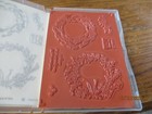 Stampin Up  Feeling Of Christmas Rubber Stamp Set Set 6  144914 Holiday Wreaths