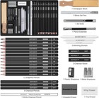 Hiforny 30 Pcs Sketching Drawing Pencil Set sketch Pencils Art Supplies With Gra