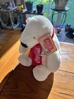 Vintage Boyds Coca Cola Coke Polar Bear Overall 10  Plush Stuffed Animal Toy Nos