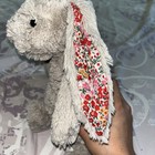  Jellycat London Beige Bashful Posey Bunny Rabbit Plush Stuffed Animal 