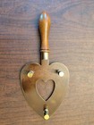 Baldwin Brass Historic Deerfield Reproductions Wood Handled Heart Footed Trivit