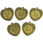 Women Of The Moose Necklace   Bracelet Charm 1    Wotm - Lot Of 5