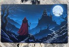 Red Wizard Mtg Playmat For Magic The Gathering - Unstitched - 24  X 14  New
