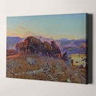 When The Land Belonged To God By Charles Marion Russell Canvas Wall Art Print