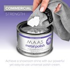 Universal Metal Polish 1 1lb Can With Free Cloth - Clean  Protect All Metals