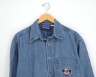 Vintage Hard Rock Cafe Berlin Denim Shirt Long Sleeve Size L