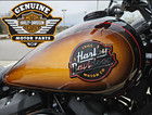 Oem Harley-davidson Touring Fuel Gas Tank Set Emblems Badges Aluminum