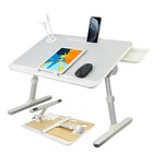 Adjustable Laptop Table Stand Lap Tray Sofa Bed Notebook Computer Foldable Desk
