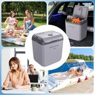 Garvee 30l Portable Car Refrigerator Cooler   Warmer     Dual 12v Dc 110v Ac Power