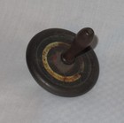 Top  Antique  Cast Iron With Wooden Handle