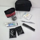 Tumi Alpha Mini Case Delta Airline First Class Amenity Bag Ballistic Nylon Full