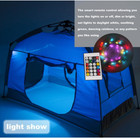 Easy Set Up Kids Playhouse With Nice Led Light Strip And 3 Large Opens portable