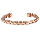 2 Pack Pure Copper Magnetic Bracelet Arthritis Pain Energy Therapy Cuff  Twist