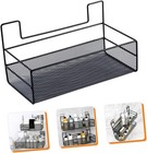 1 Pcs Wall Mounted Shower Caddy Bathroom Shelf Rack Bath Storage Organizer Black