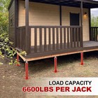 4pcs House Floor Jacks 16 5-20 5  Adjustable Screw Jacks Post Foundation 6600lbs
