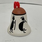 Native American Pueblo Pottery Bell Ornament Signed P  Jim Acoma New Mexico 2   