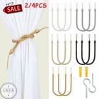 2pcs 4pcs Curtain Rope Tie Backs Window Tieback Bandage Holdbacks Home Decor Usa