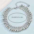 Fashion Woman Silver Gold Ankle Bracelet Foot Chain Retro Crisp Bell Tassel Us