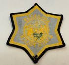 Arkansas State Police Black   Yellow Star Shoulder Patch Unused