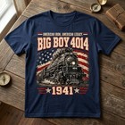 Big Boy 4014 Vintage Steam Locomotive Railroad Train Engine T-shirt A79