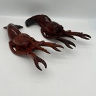 Vintage 17    Wooden Lobster Crawfish Carving Wall Hanging Art Nautical Cajun Folk