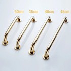 30 40 50cm Bathroom Tub Toilet Handrail Brass Gold Finish Grab Bar Shower Safety
