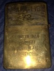 War Zippo - Rare Used 1958   1971 Zippo Lighter - Original Vietnam Zippo 