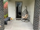 Grey Bench Wood Acacia Outdoor Solid Patio Garden Seat Rustic Leg Entry Way Yard